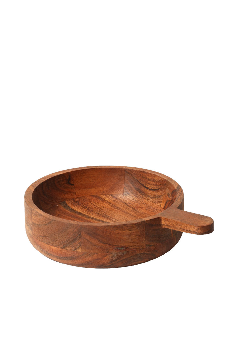 Wooden Bowl W/ Handle, M