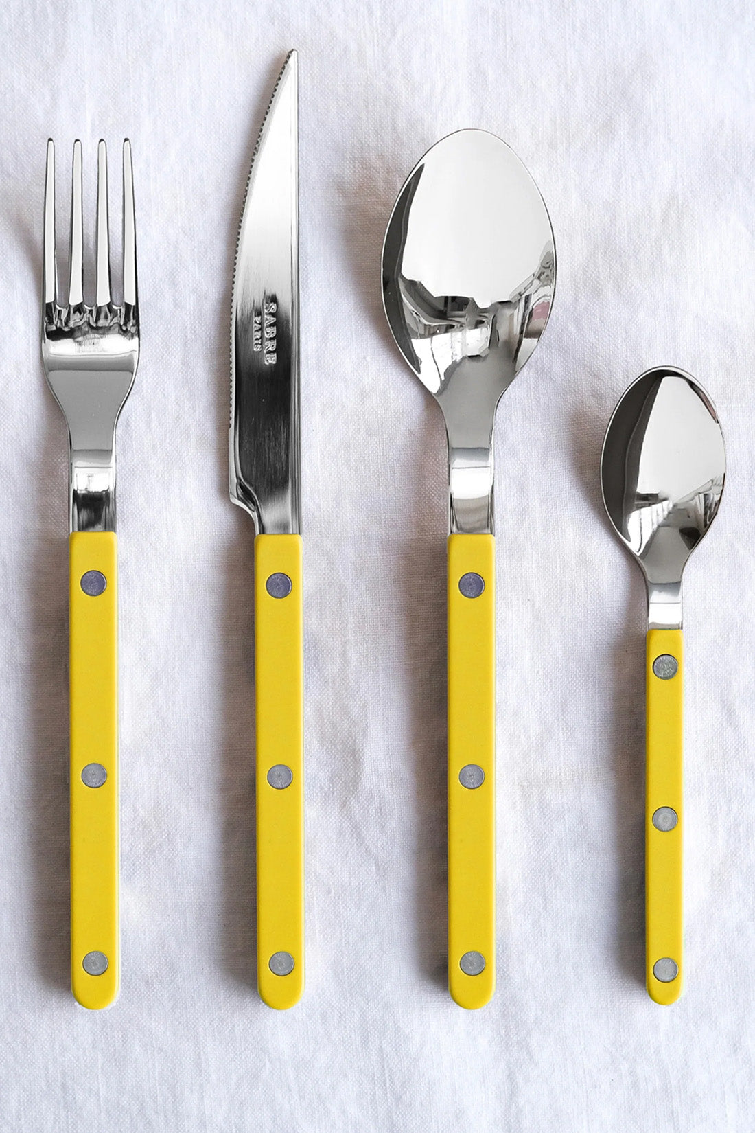 Yellow Cutlery Set 24 pieces | Sabre Paris